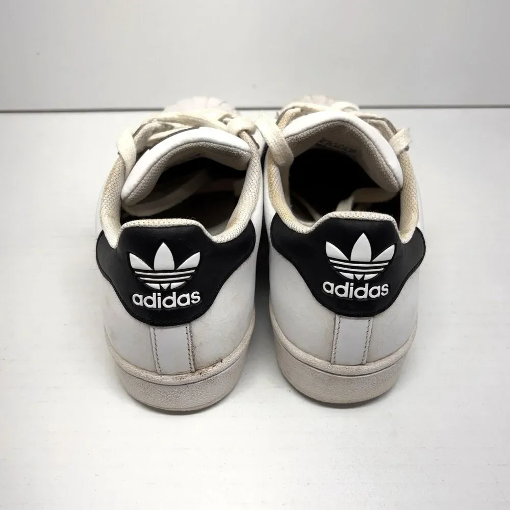 Adidas Superstar LowTop White Black Athletic Shoes Sneakers C77153 Womens Size 8